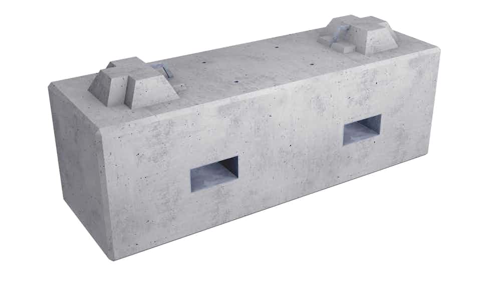 3 K Base Block mit Gabelfuehrungen